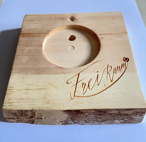 FreiRaum to Go Zusatzelement Holz, Ansicht von der Seite